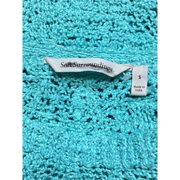 New. Soft Surroundings sea foam green loose knit top. Retails $129 - Picture 6 of 6